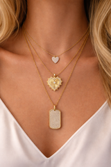 Diamond Mini Heart Pendant Necklace