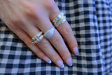 Bezel Diamond Mosaic Ring