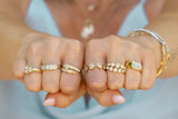 Yellow Gold Diamond Mosaic Ring