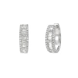 Multi Diamond Huggy Earring