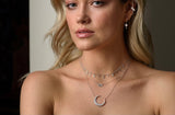 Yellow Gold Diamond Lip Necklace