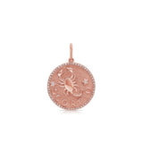 Diamond Scorpio Necklace Charm