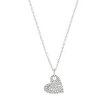 Diamond Mini Heart Pendant Necklace