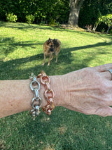 Silver Toggle Link Bracelet
