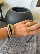 Silver Triple Flexible Bracelet